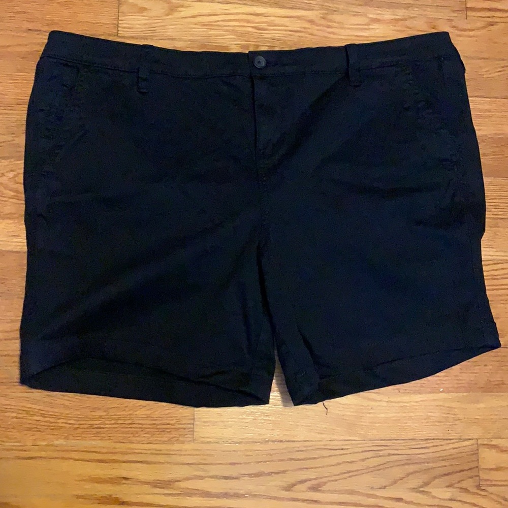 EUC BLACK DENIM SHORTS